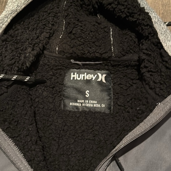 Hurley Men’s Size Small Zip Up Hoodie Sweatshirt - Picture 4 of 6